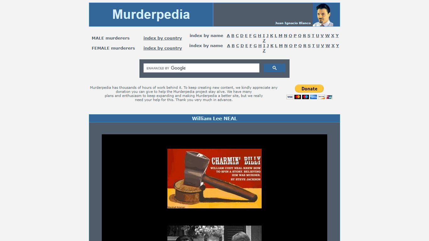 William Lee NEAL - Murderpedia, the encyclopedia of murderers